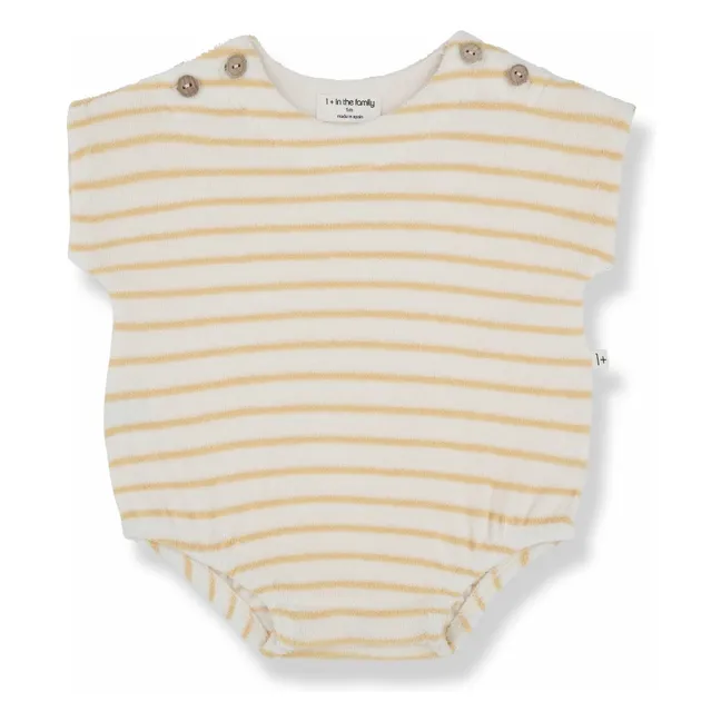 Romulo terry romper | Yellow