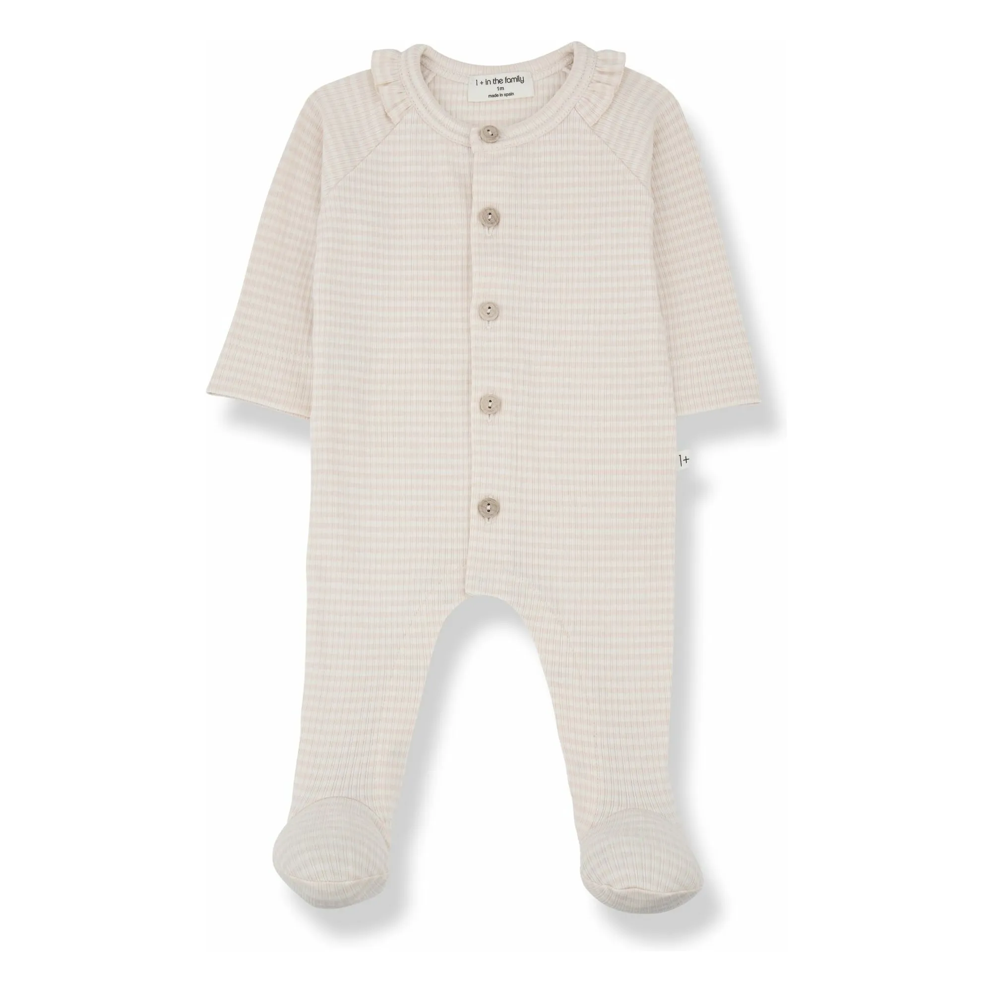 1+ In The Family Powder Pink Pyjamas With Cari Feet