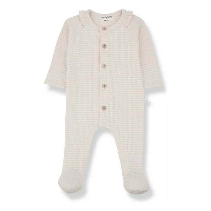 Pyjama Avec Pieds Cari | Rose poudré- Image produit n°0