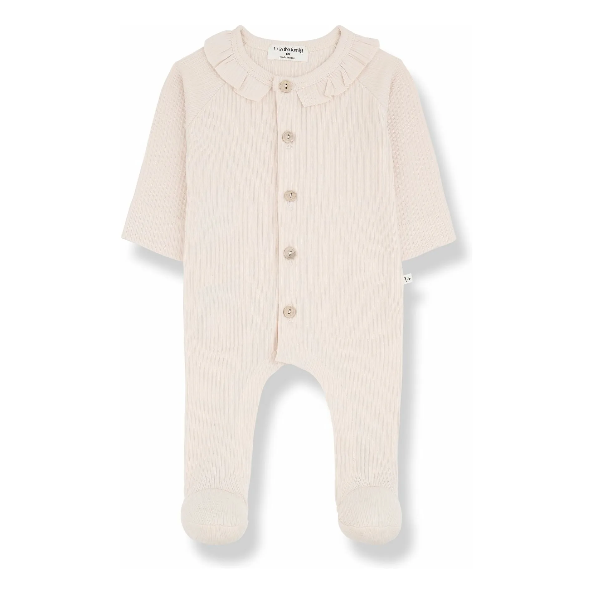 1+ In The Family Powder Pink Rosetta Pyjamas With Feet