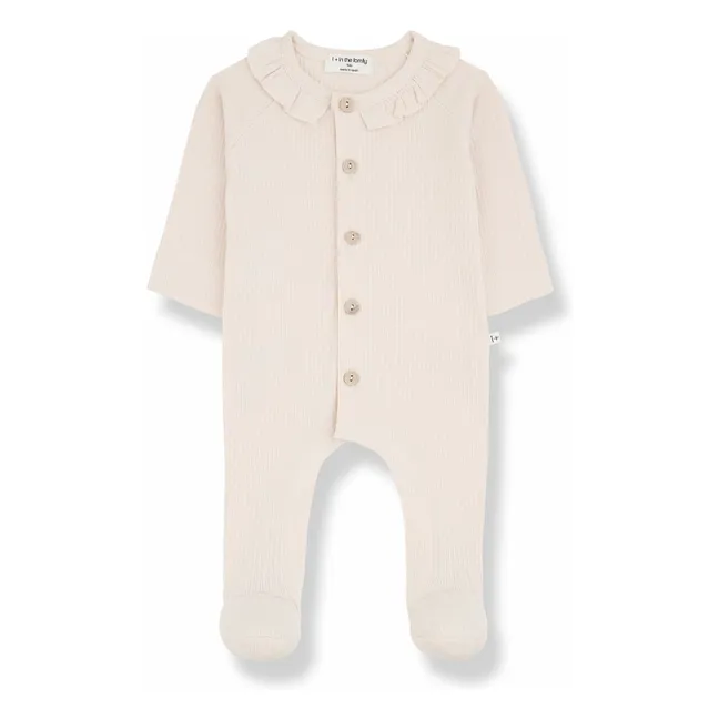 Rosetta Pyjamas With Feet | Powder pink