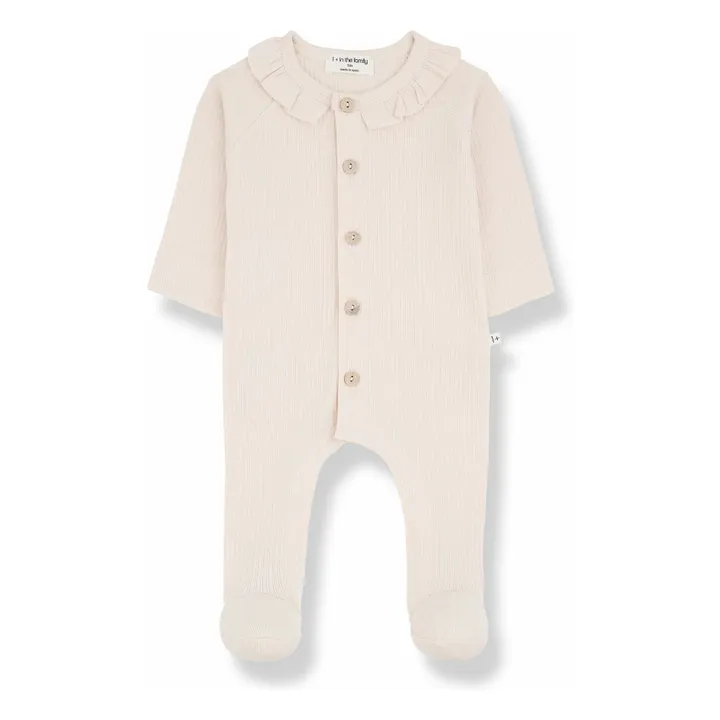 Pyjama Avec Pieds Rosetta | Rose poudré- Image produit n°0