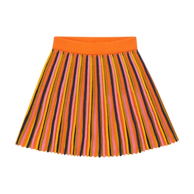 Accordion skirt | Orange