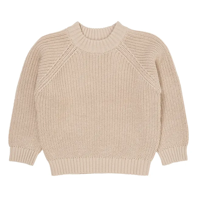 Pull Coton Bio | Beige