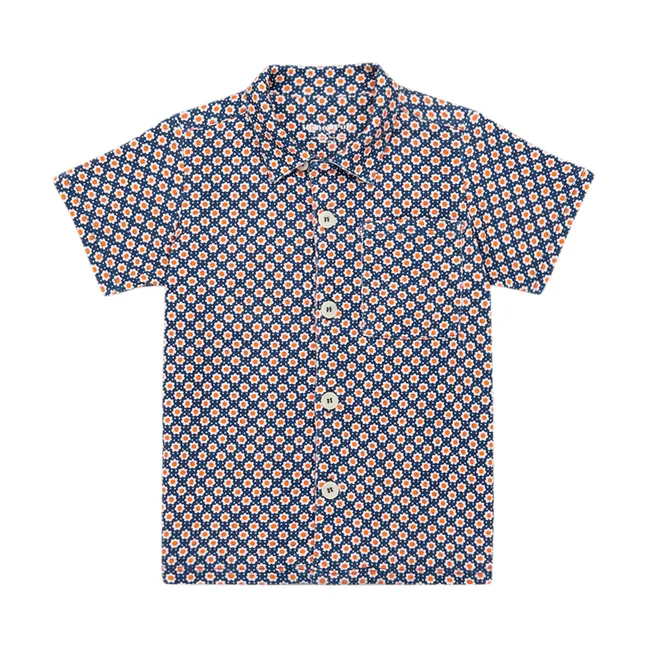 Chemise Sonny Fleurs | Bleu marine