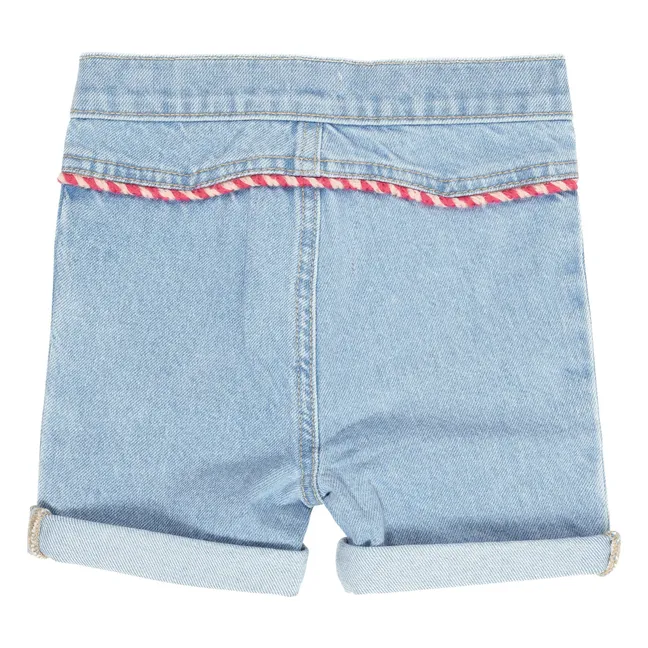 Pantalones cortos de cuerda de algodón orgánico | Vaquero