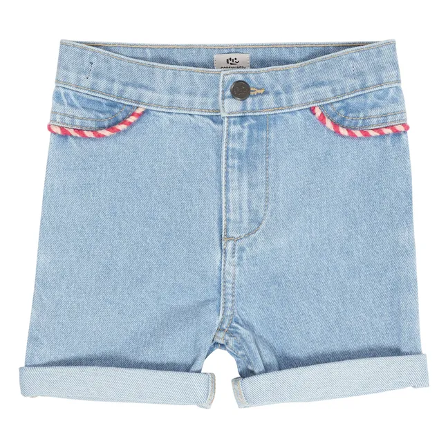Pantalones cortos de cuerda de algodón orgánico | Vaquero