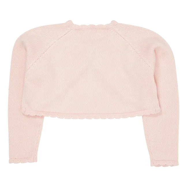 Bolero de algodón orgánico | Rosa Pálido
