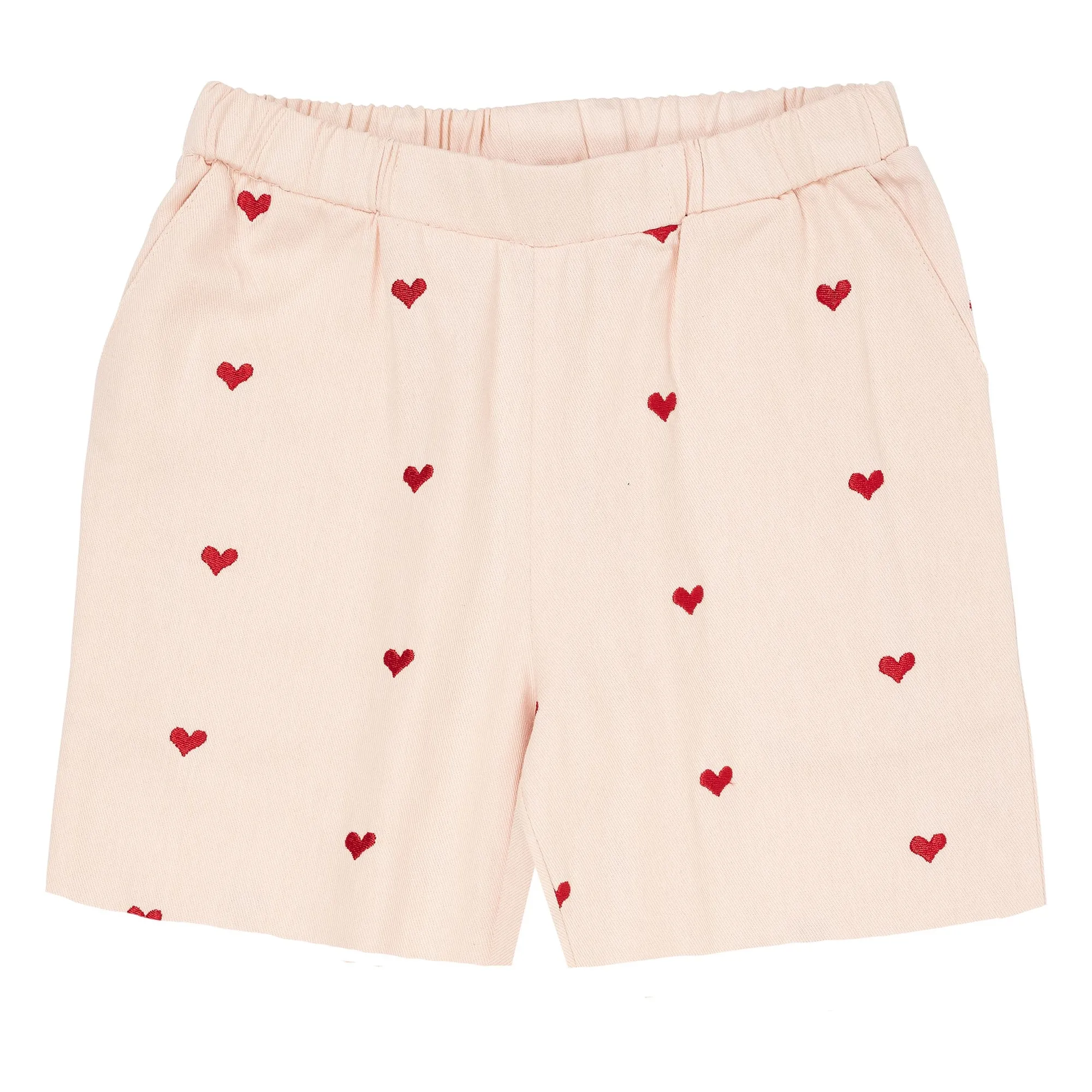 Copenhagen Colors Pale Pink Organic Cotton Heart Shorts