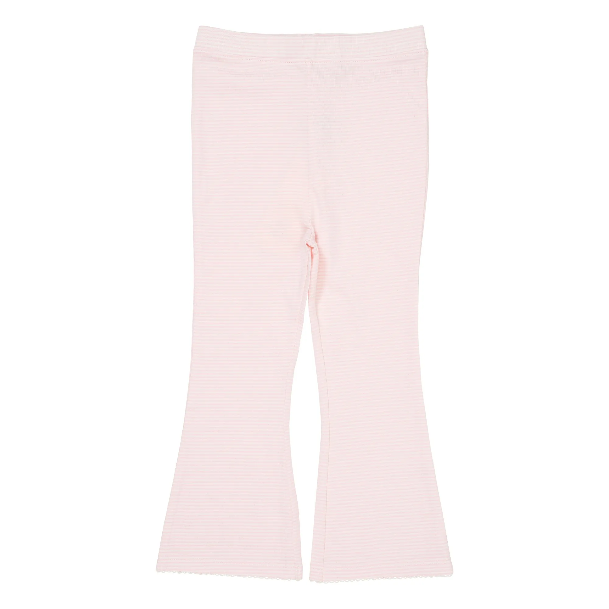 Copenhagen Colors Pale Pink Flare Pants Stripes Organic Cotton