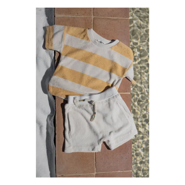 Pantaloncini Gabi in spugna | Ecru