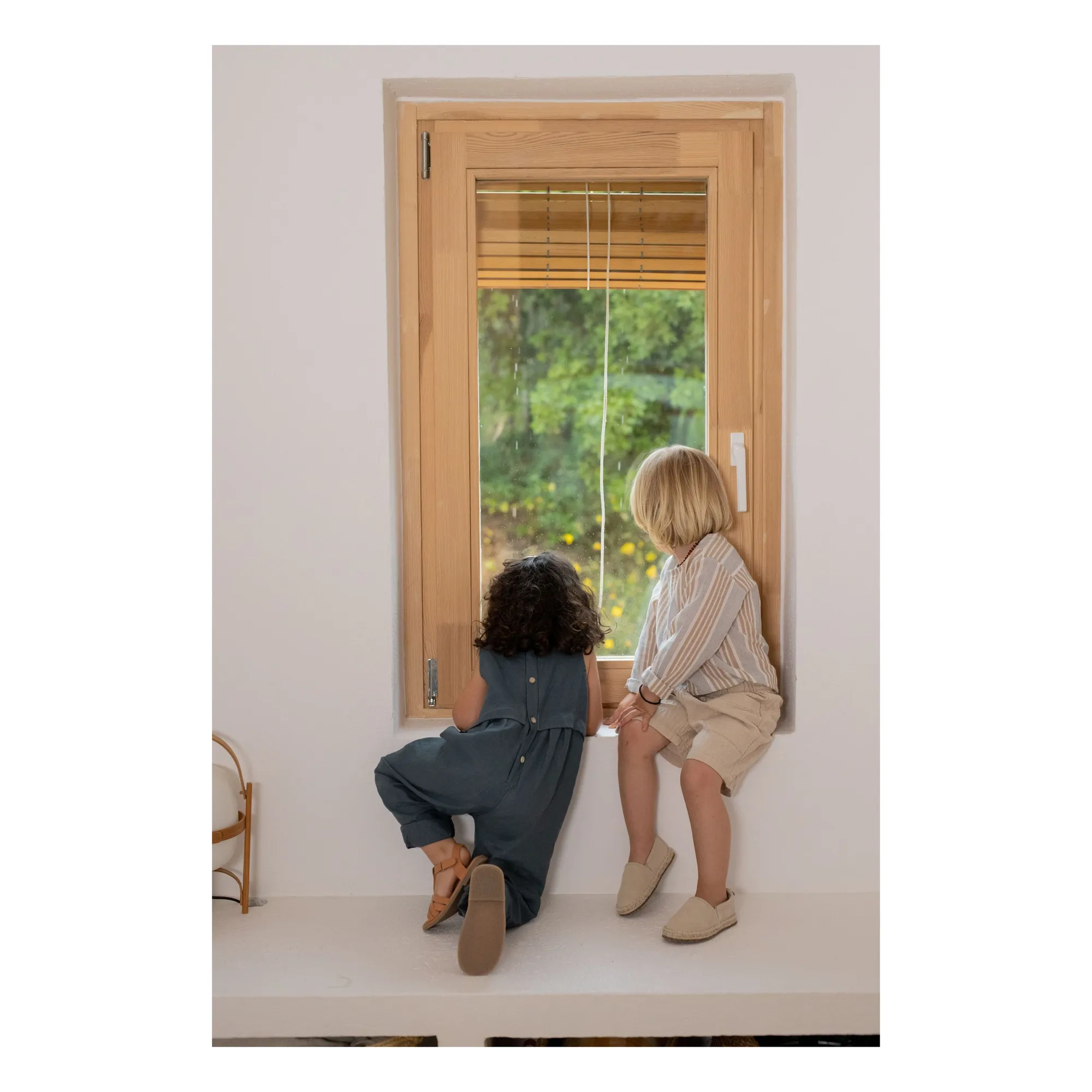 1+ In The Family Beige Kurta Enric Organic Cotton