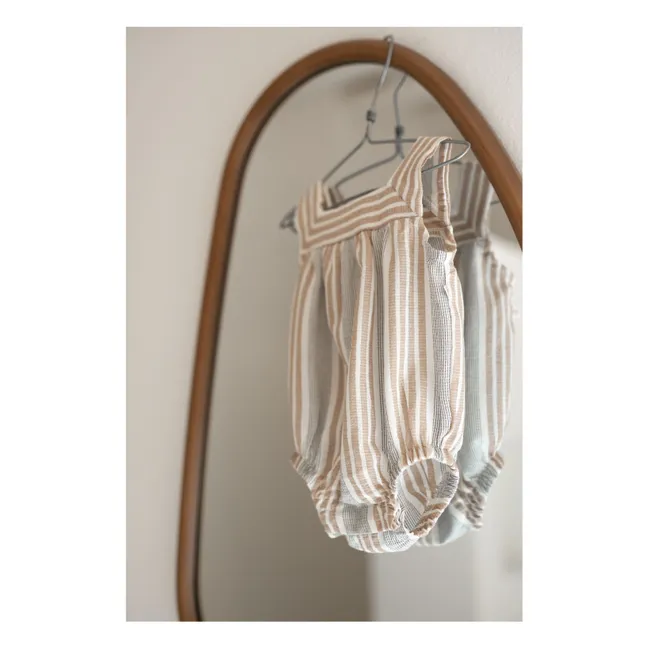 Strampelanzug Eren Bio-Baumwolle | Beige