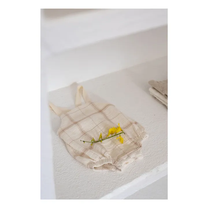 Barboteuse Ron | Ecru- Image produit n°1