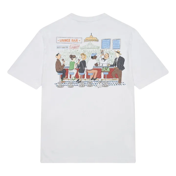T-Shirt Lounge Bar Bio-Baumwolle | Weiß- Produktbild Nr. 3
