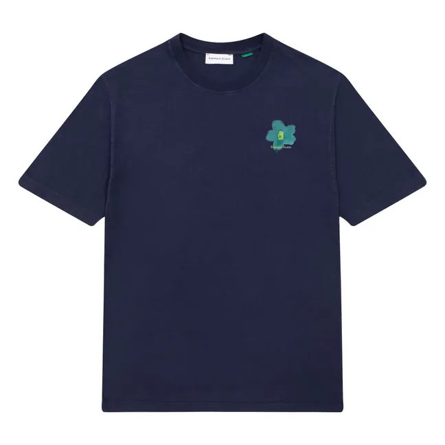 Camiseta Garden Algodón orgánico | Azul Marino