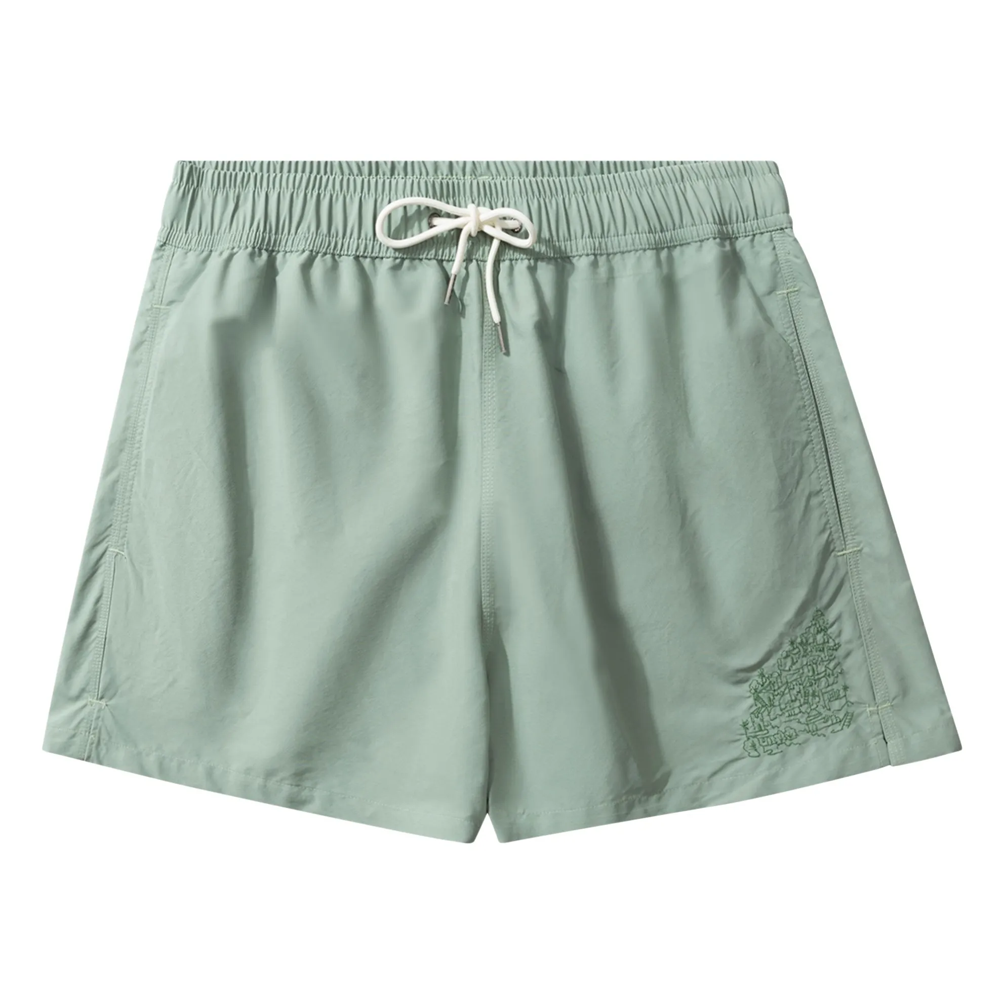 Edmmond Studios Sage Mediterranean Town Swim Shorts