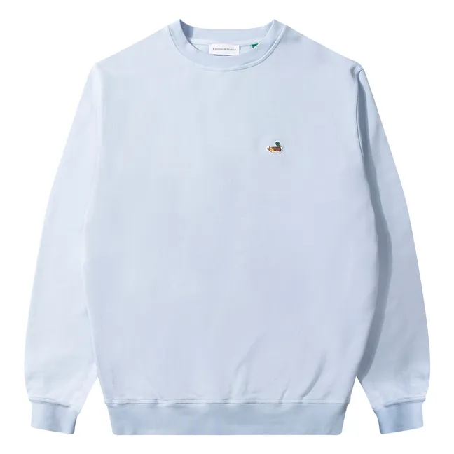 Sudadera Duck Patch de algodón orgánico | Azul Claro