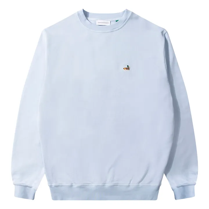 Sweatshirt Duck Patch Bio-Baumwolle | Hellblau- Produktbild Nr. 0