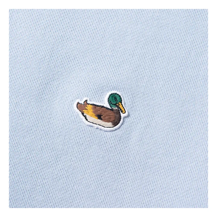 Sweatshirt Duck Patch Bio-Baumwolle | Hellblau- Produktbild Nr. 2