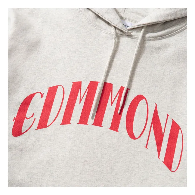 Felpa con cappuccio in cotone organico Core Logo | Grigio chino chiaro