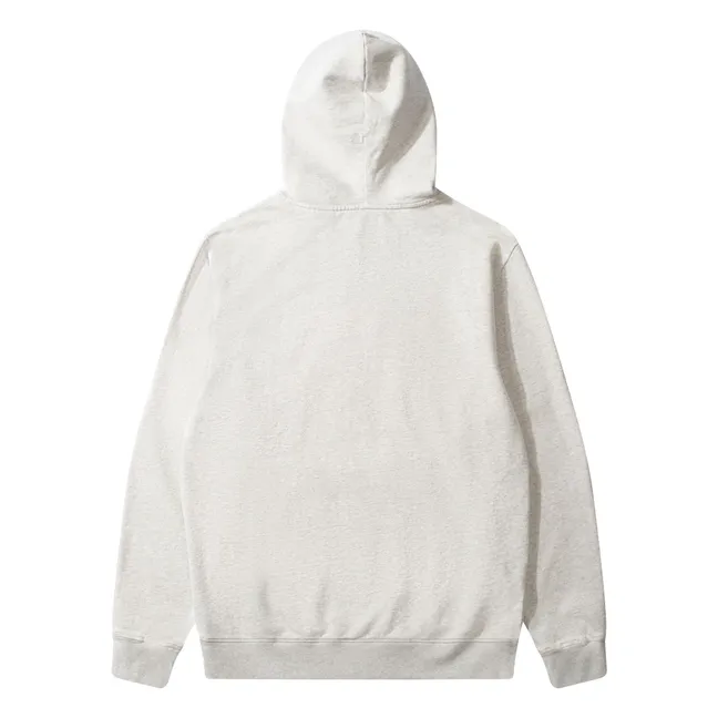 Felpa con cappuccio in cotone organico Core Logo | Grigio chino chiaro