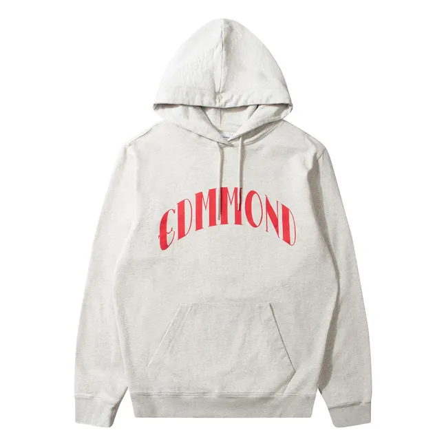 Felpa con cappuccio in cotone organico Core Logo | Grigio chino chiaro