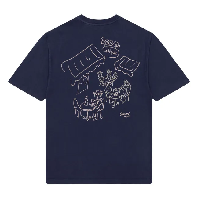 T-shirt Taberna Coton Bio | Bleu marine