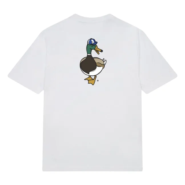 Duck Recreation organic cotton T-shirt | White