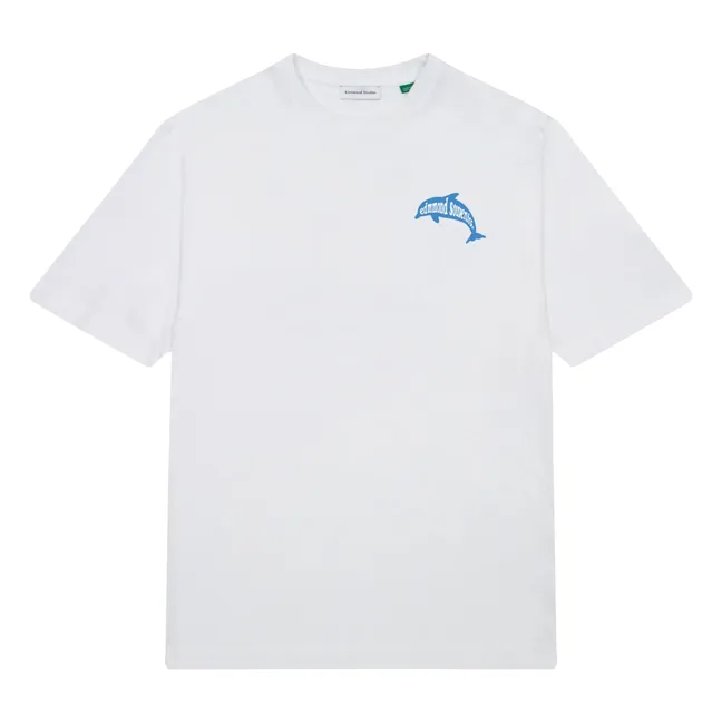 T-shirt in cotone biologico Edmmond Souvenirs | Bianco