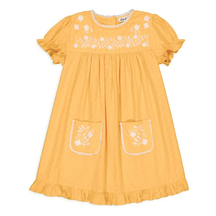 Robe Louisa | Abricot- Image produit n°0