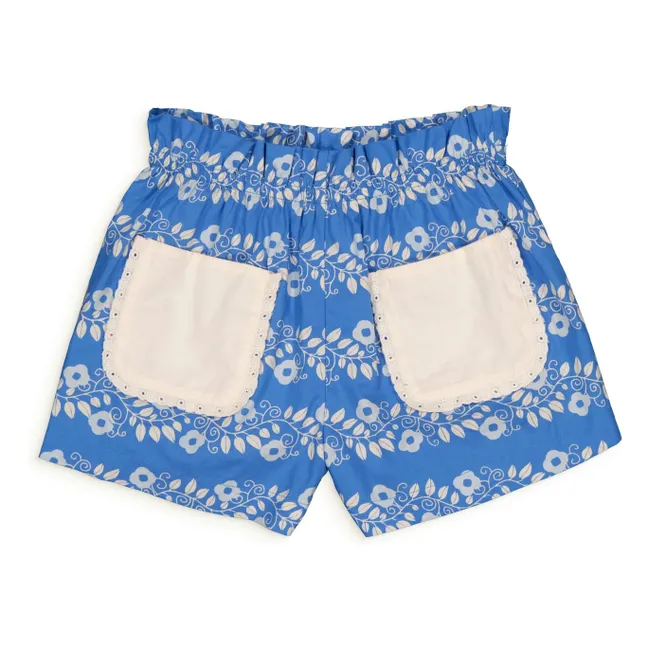 Short Dahlia Fleuri | Bleu