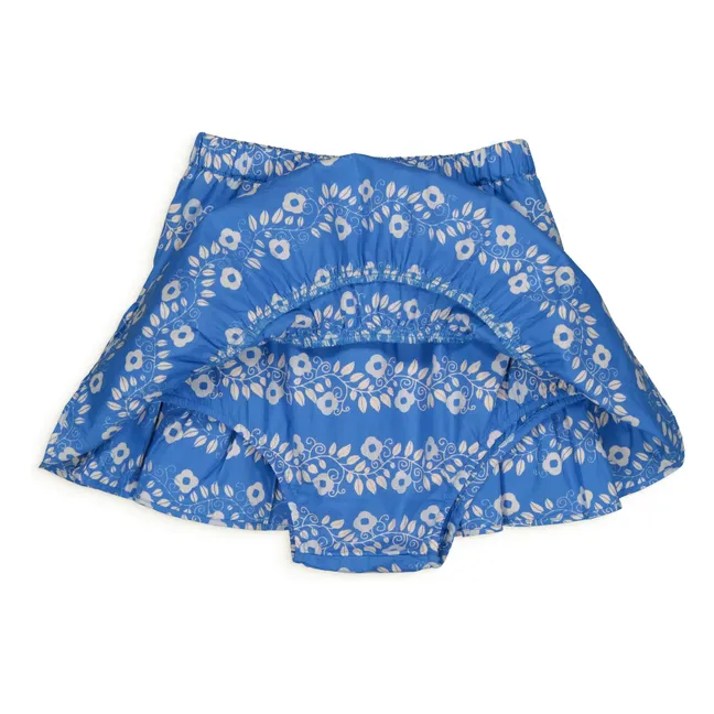 Jupe Lea Fleurie | Bleu