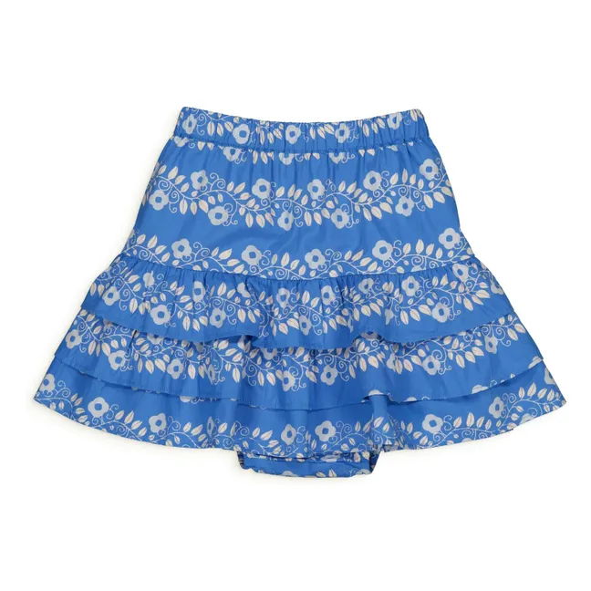 Jupe Lea Fleurie | Bleu