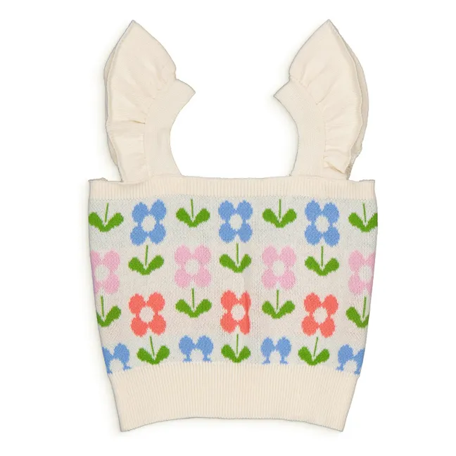 Miranda organic cotton top | Ecru