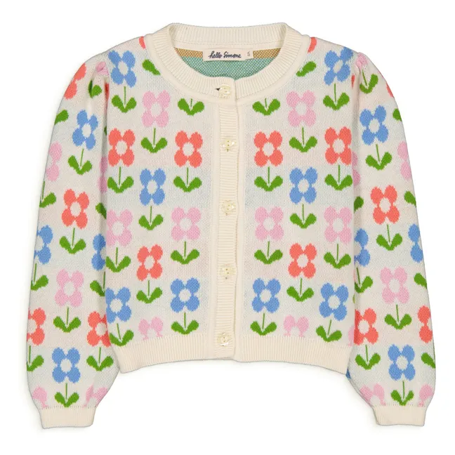 Cardigan Lison Coton Bio | Ecru