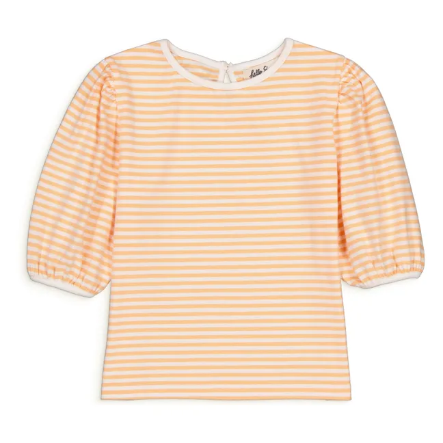 T-shirt Linda Coton Bio | Abricot