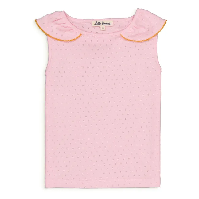 Débardeur Leslie Coton Bio | Rose