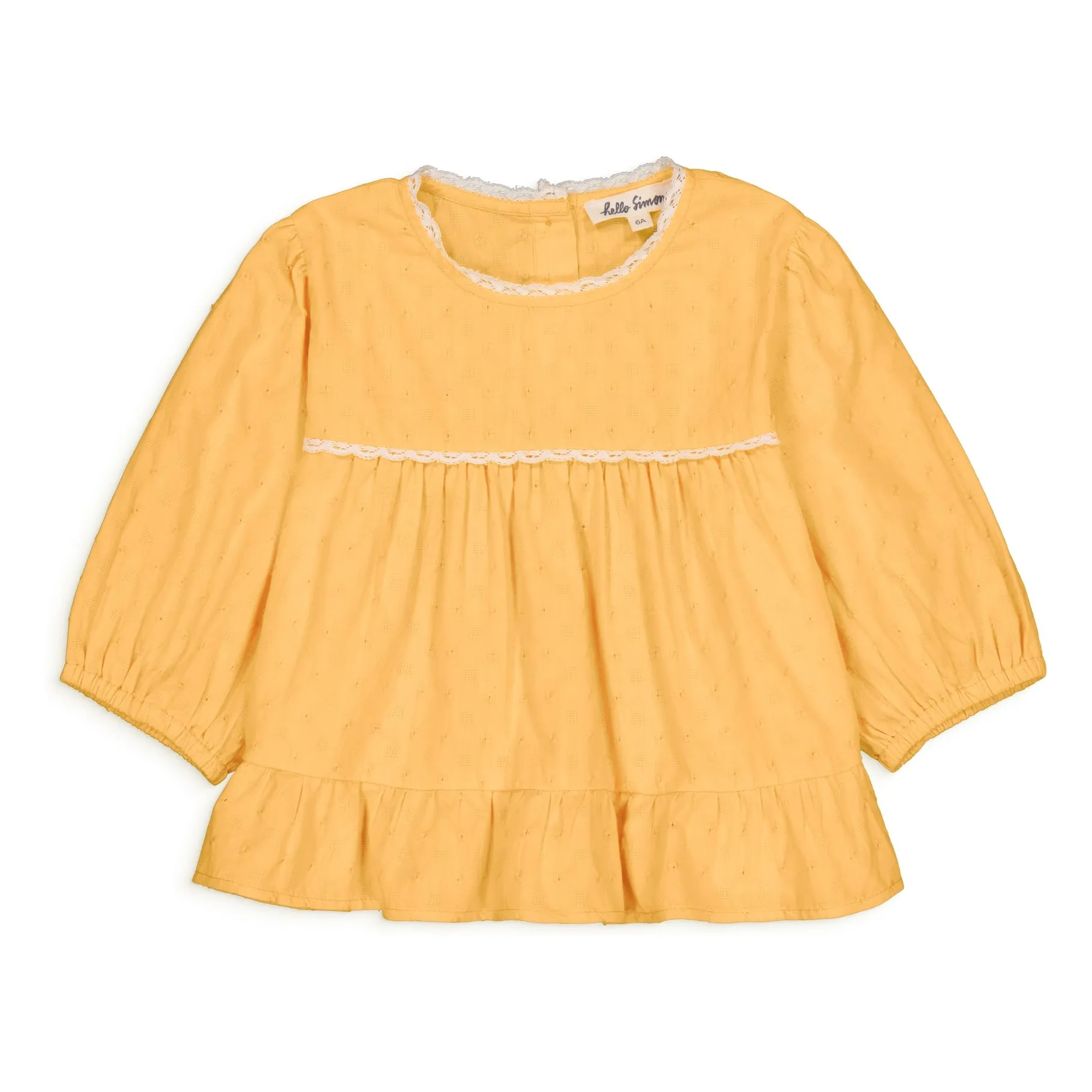 Hello Simone Apricot Lisette Blouse