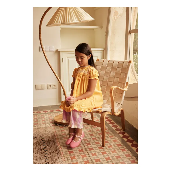 Robe Louisa | Abricot- Image produit n°1