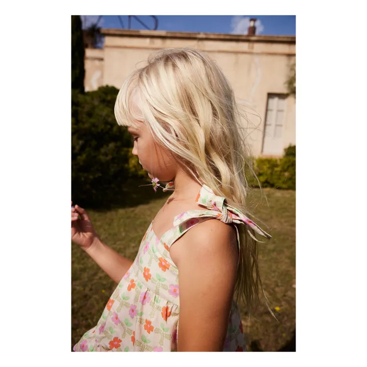 Top Lucie Fleuri | Ecru- Image produit n°1