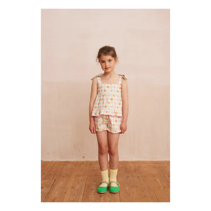 Top Lucie Fleuri | Ecru- Image produit n°3