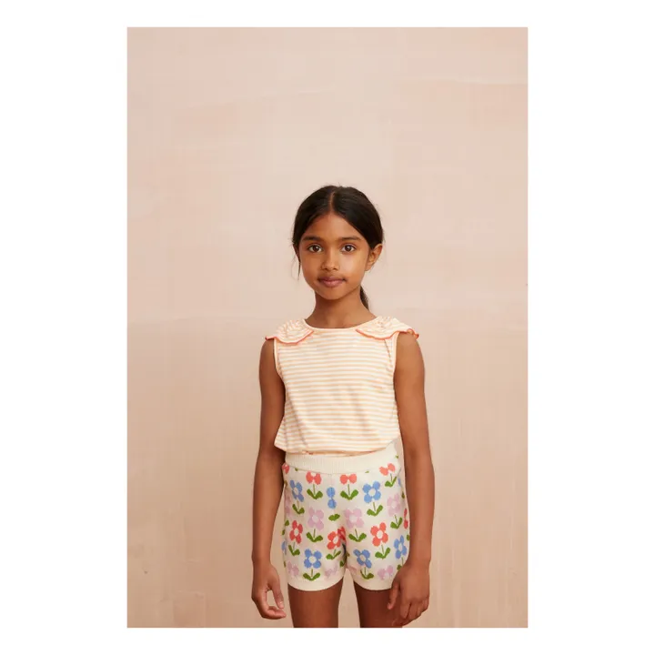 Short Lorie Coton Bio | Ecru- Image produit n°1