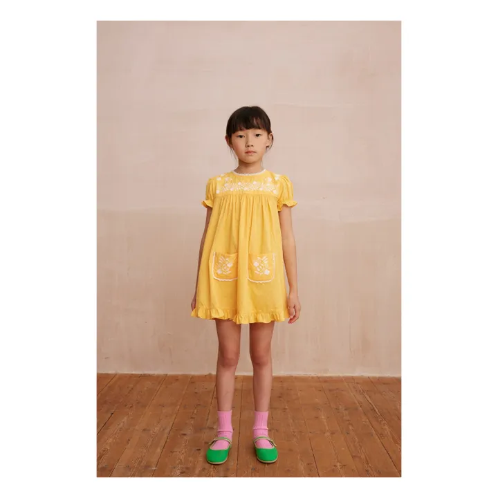 Robe Louisa | Abricot- Image produit n°4