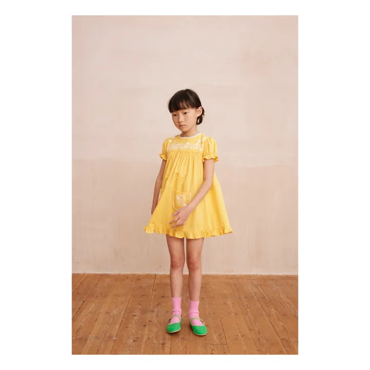 Robe Louisa | Abricot- Image produit n°3