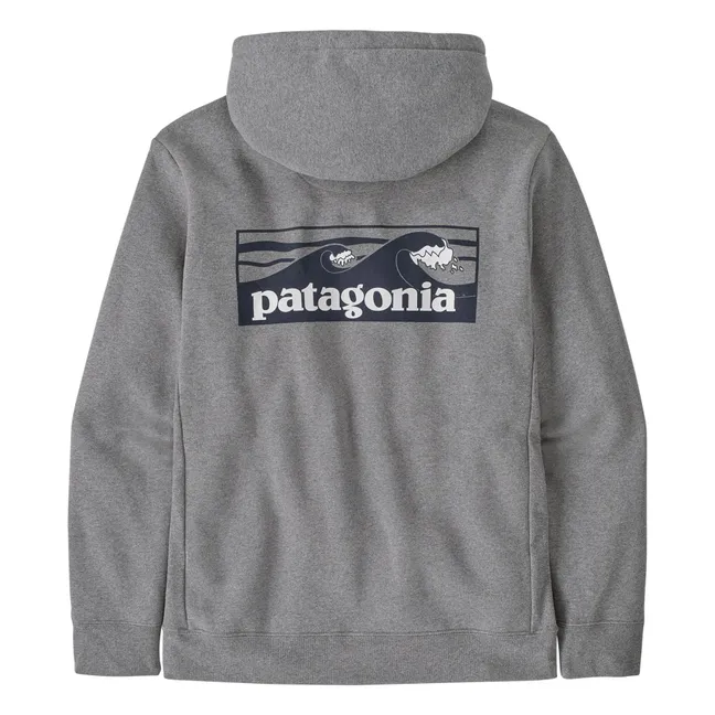 Hoodie Boardshort Uprisal Recycled Fibers | Heather grey