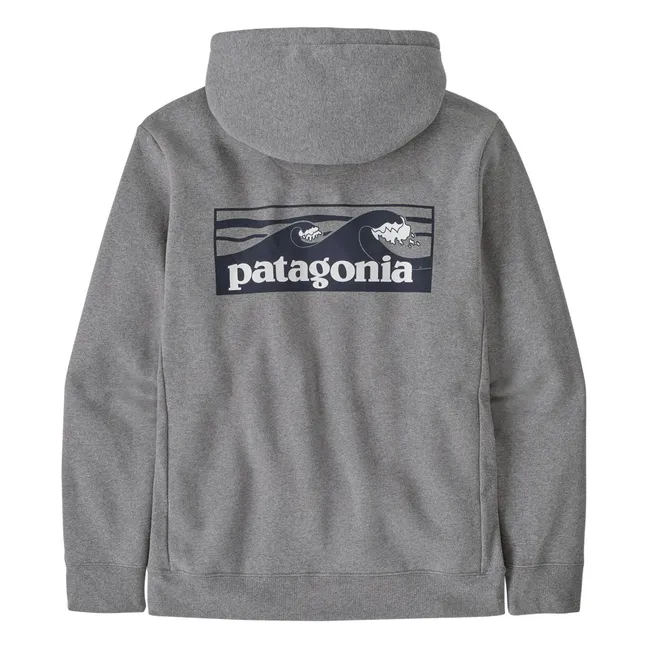Sudadera con capucha Boardshort Uprisal Fibras recicladas | Gris Jaspeado