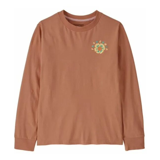 Camiseta gráfica de algodón ecológico | Rosa Viejo
