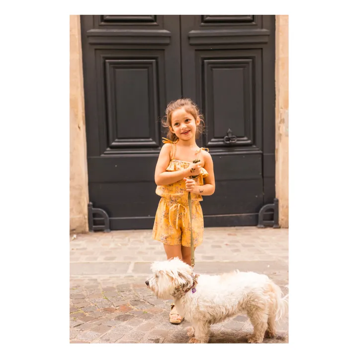 Combishort Hello Lurex | Jaune- Image produit n°2