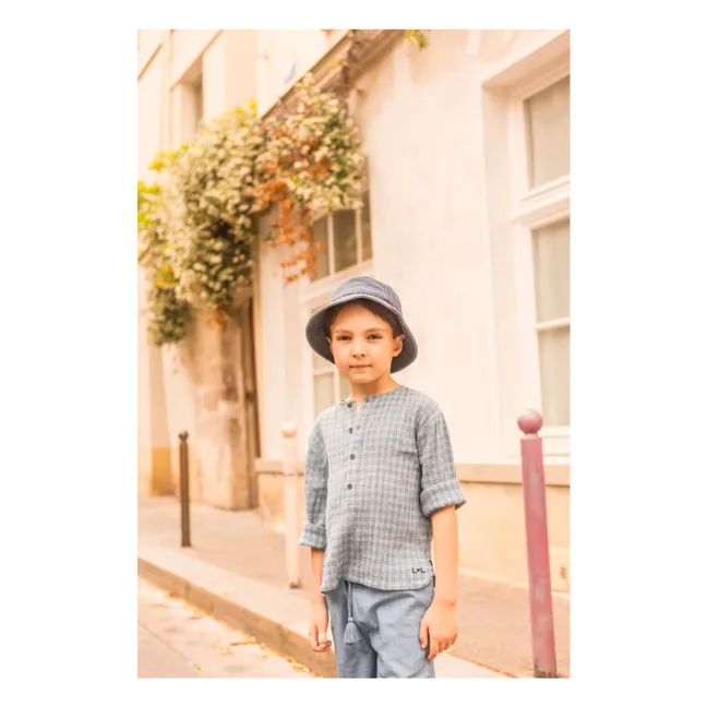 Camicia Zio Vichy | Blu
